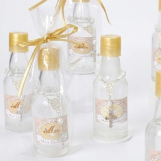 12 Garrafinha Para Lembrancinha Agua benta com Terço Tag Personalizada Eucaristia Nossa Senhora em Oferta na Shopee
