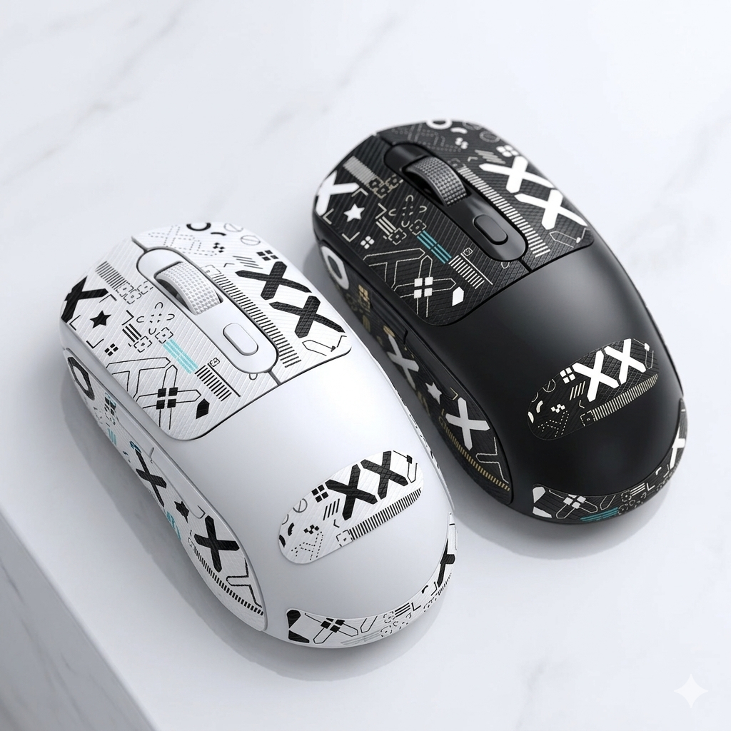 Mouse Gamer Sem Fio Warvank X8, 500mAh, DPI 800-1200-2400, Recarregável Wireless 2.4Ghz