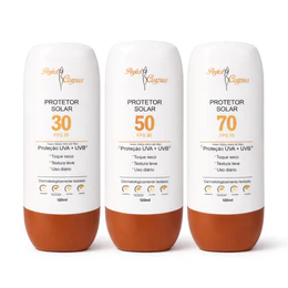 Protetor Solar FPS 30 50 e 70 Proteção UV + UVB Perfect Corpus 120ml