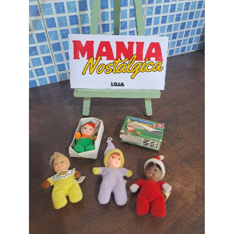 Fofolete - Lote com 4 Bonequinhas 8cm Usadas Original Estrela Antigas