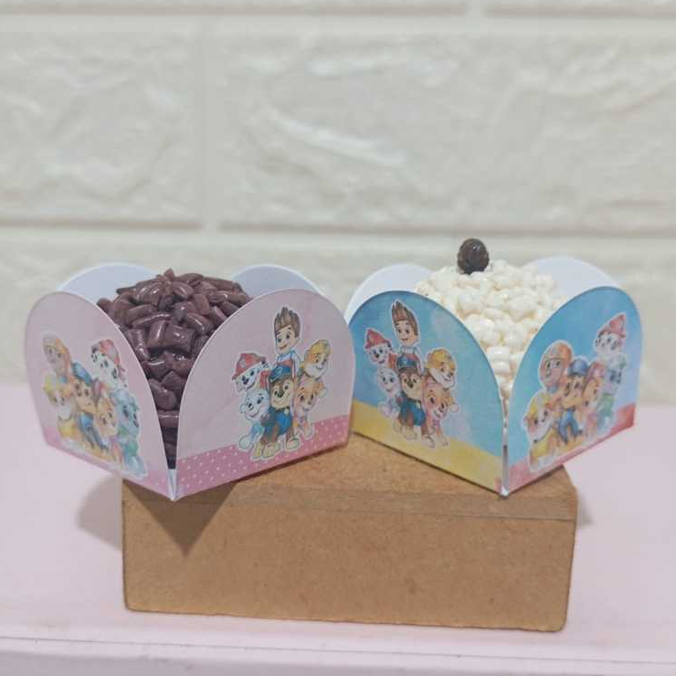 Forminha Personalizada para Brigadeiro e Docinhos PATRULHA CANINA AQUARELA Lembrancinhas Mimos Enfeite