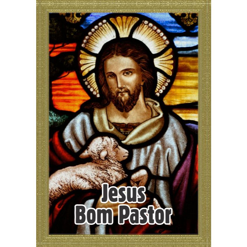 Santinho Oração Jesus Bom Pastor