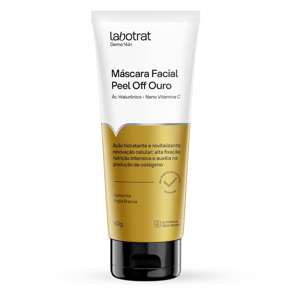Máscara Facial Peel Off Ouro 5 em 1 Labotrat 60g