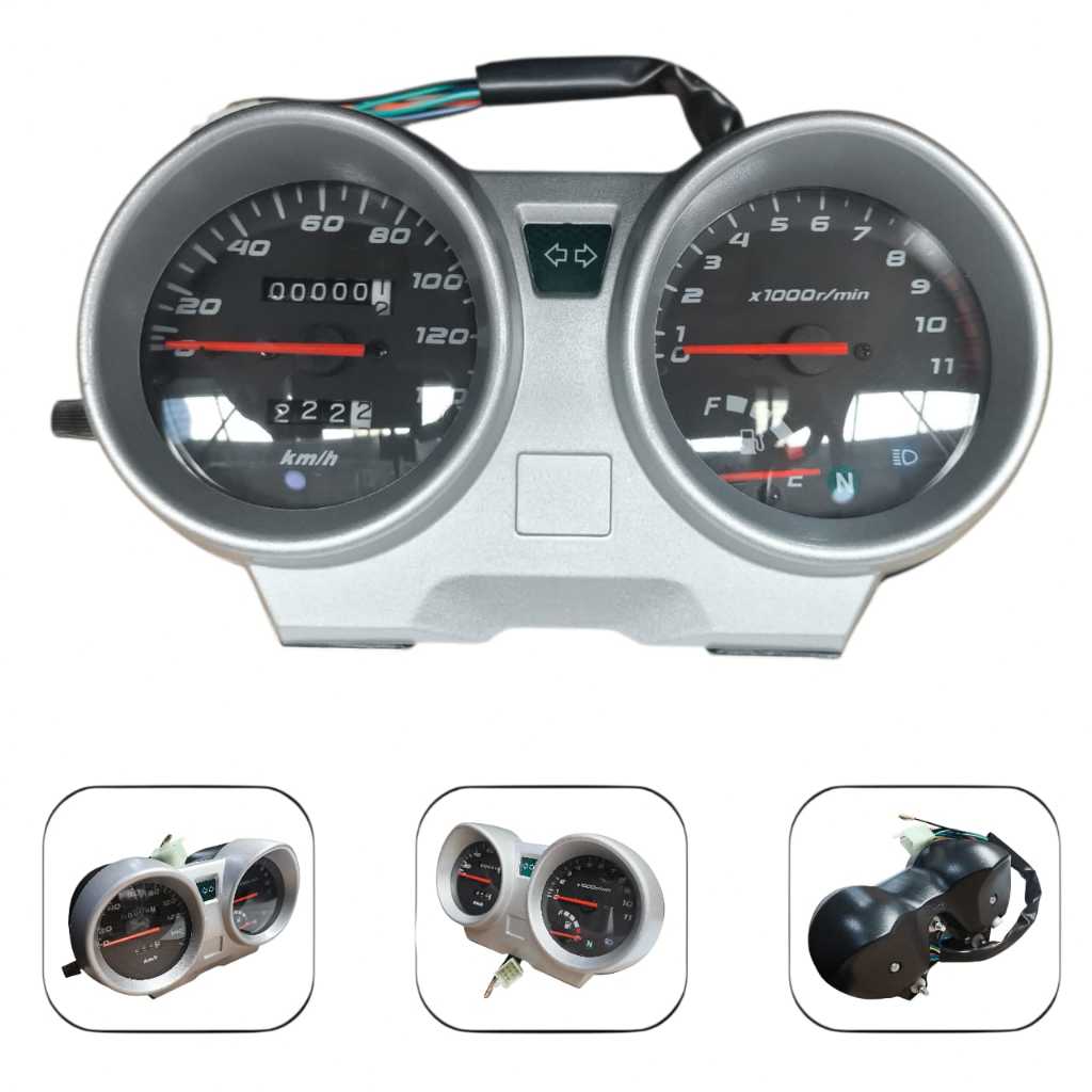PAINEL COMPLETO PARA MOTO HONDA CG 150 SPORT 05/08 (C/ BOTAO DE HODOMETRO PARCIAL)