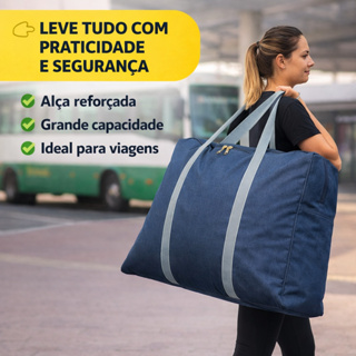 Bolsa Sacolao Jeans Gigante 120x120 Enorme Bolsa para Mudança Sacoleiro Sacoleira em Oferta na Shopee
