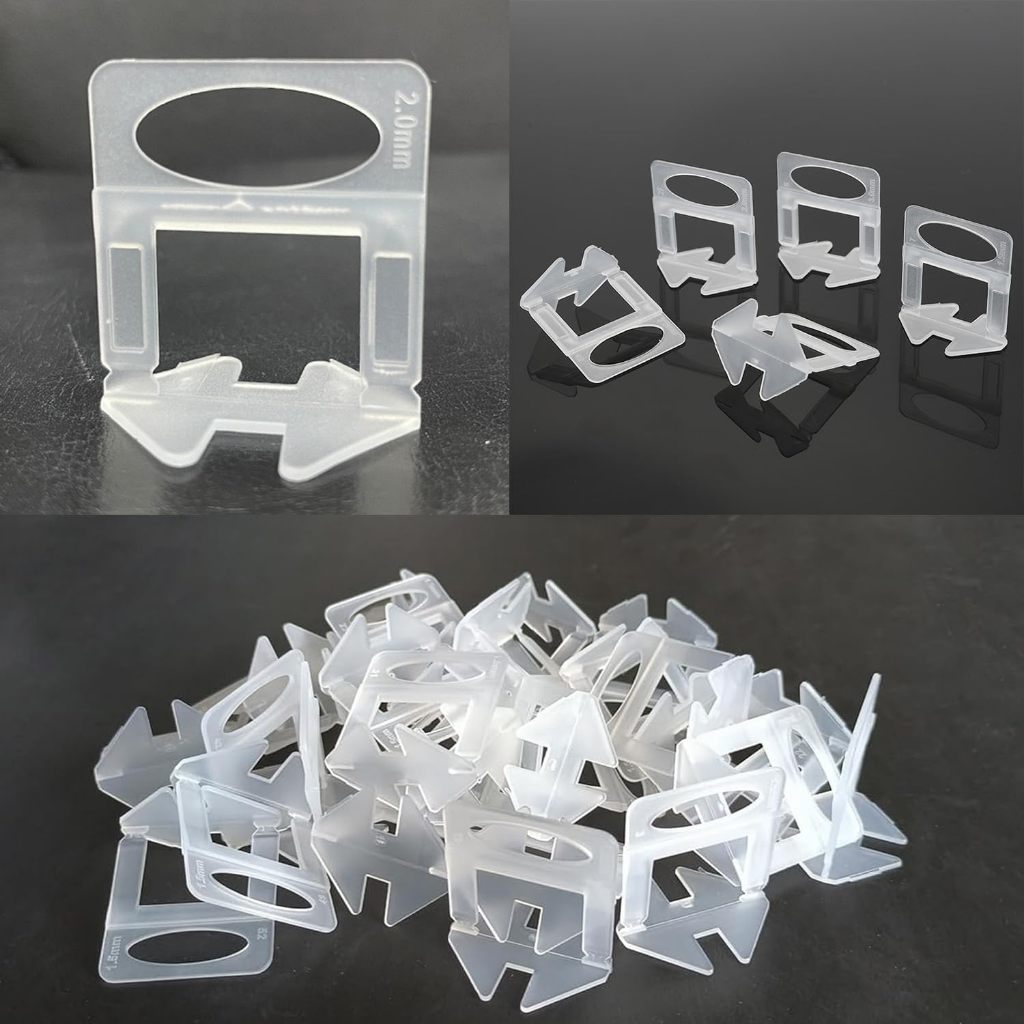 Espaçador Nivelador Smart Grande Formato Piso Porcelanato 100 Unidades 1/1.5/2MM