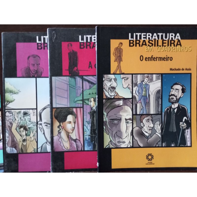 Literatura Brasileira em Quadrinhos Machado de Assis: O Alienista, O Enfermeiro e A Causa Secreta