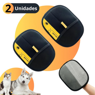 Luva Pet Removedora De Pelos Pet Gato Cachorro Limpa Sofá Cama Escova Mágica Conforto em Oferta na Shopee