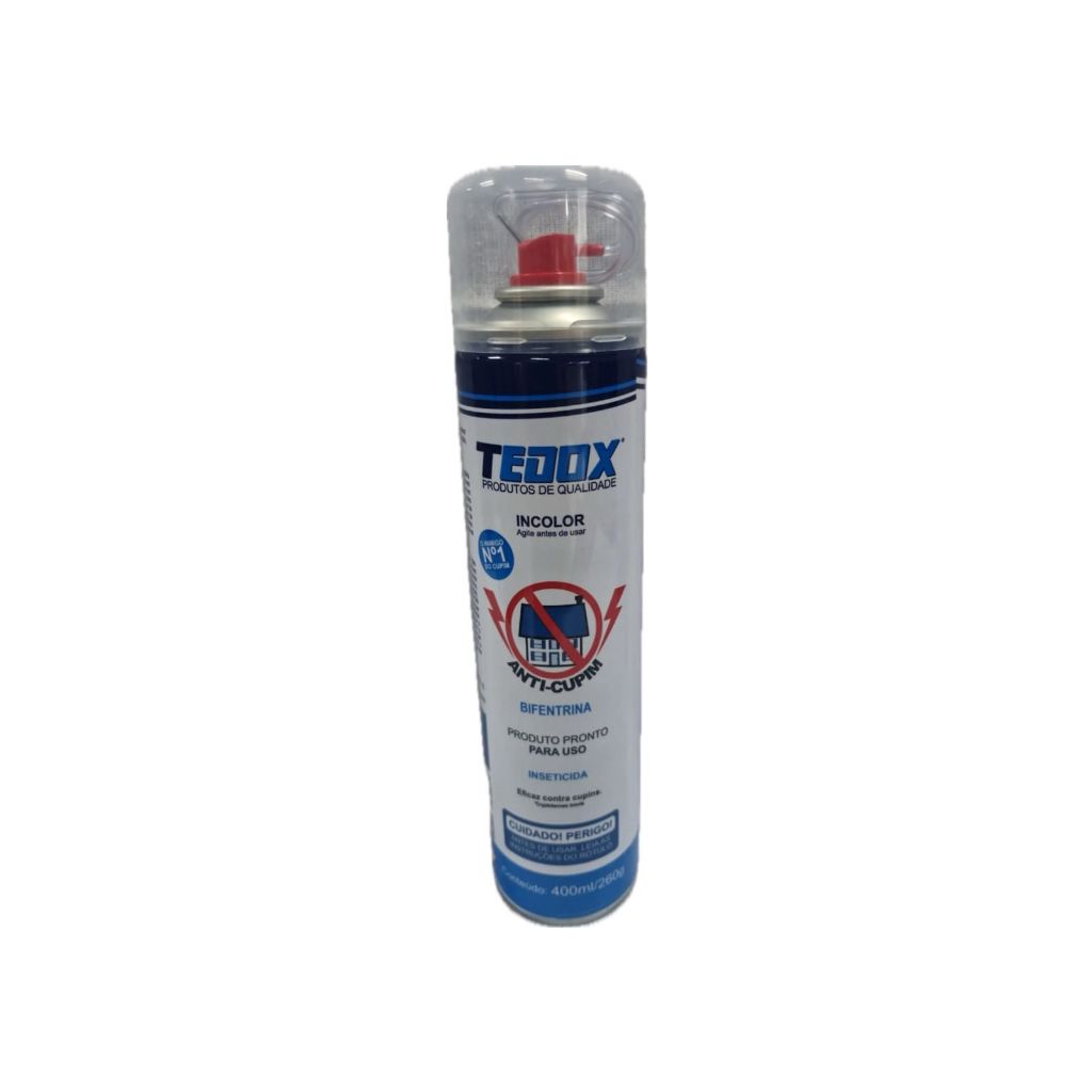 Mata Cupim Líquido Spray com Aplicador – Proteção Total para Madeira 400ml/260g Tedox