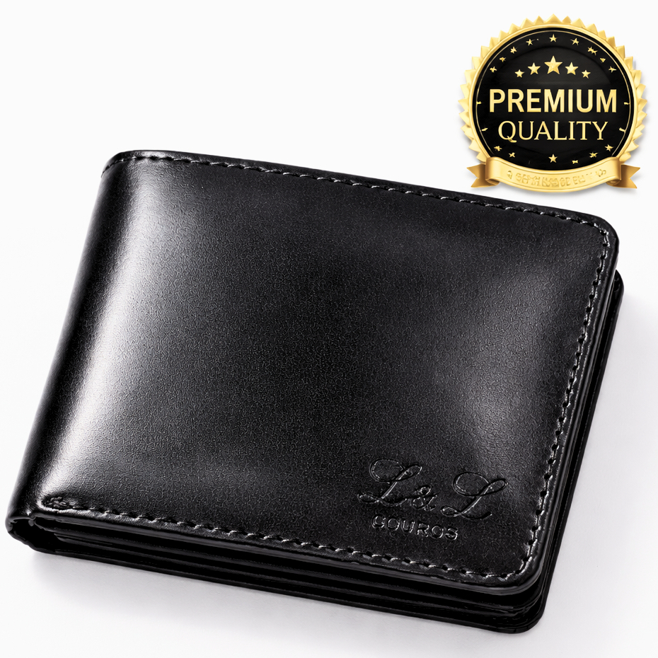 Mini Carteira Porta Cartão Slim Couro Legitimo Compacta de Bolso