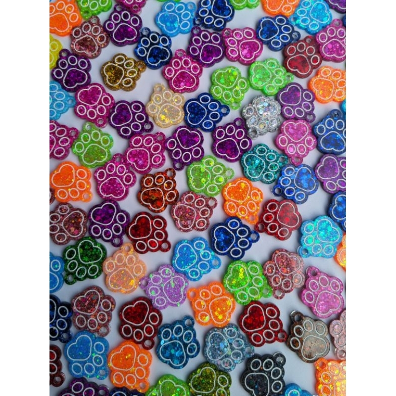 Mini chaveiro patinha de resina | Pet / Lembrancinhas/ Brindes | Kit com 10un 20un 30un ou 40un