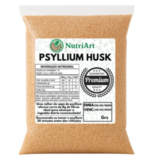 PSYLLIUM HUSK FIBRA SACIEDADE PREMIUM (100% NATURAL) - PSILLIUM em Oferta na Shopee