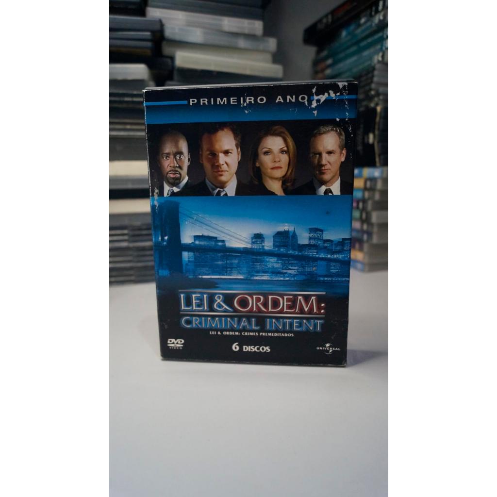 Box 6 DVDs Lei & Ordem: Crimes Premeditados Primeiro Ano