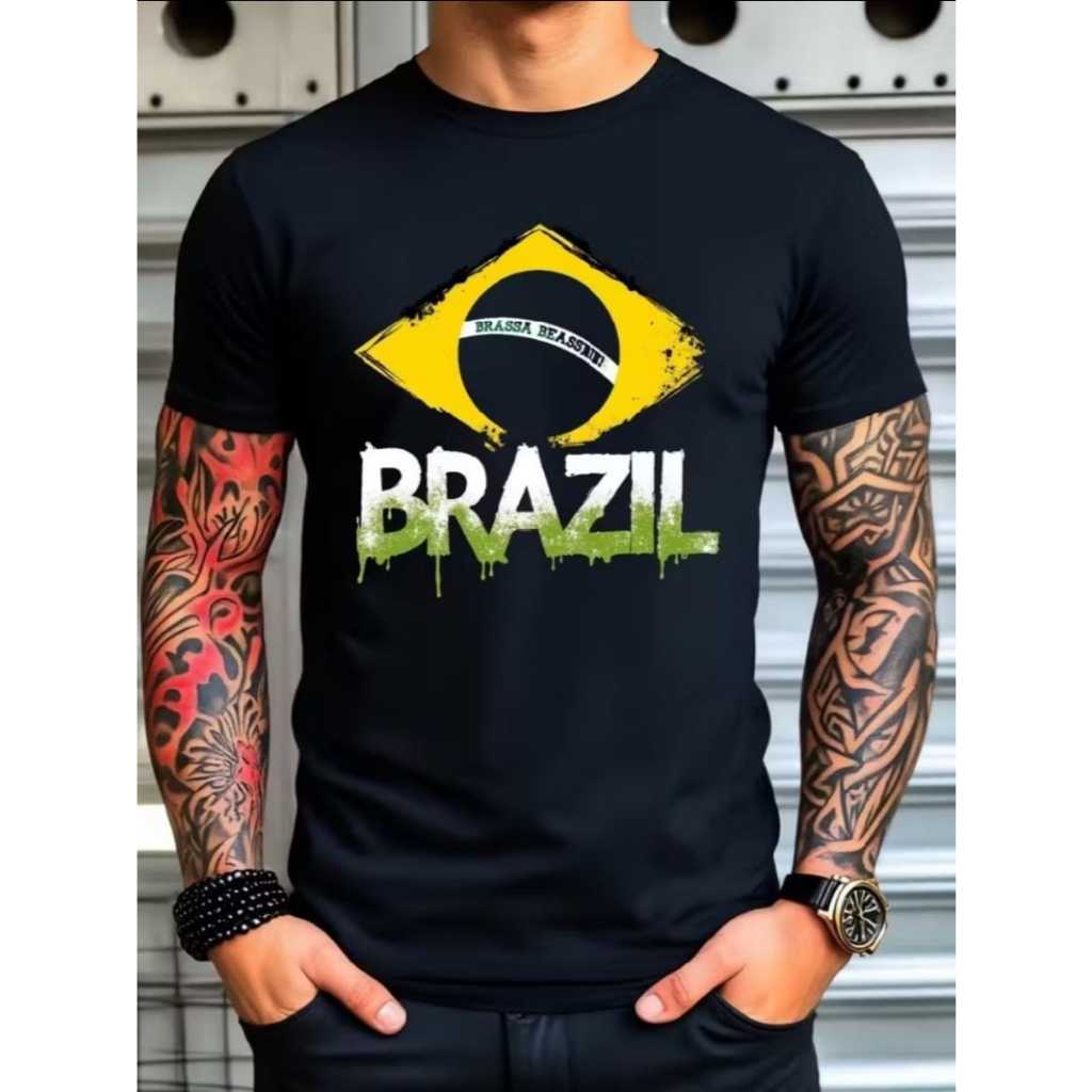 Camiseta Premium Brasil Copa Do Mundo 2026 100% Algodao**ENVIO RAPIDO**