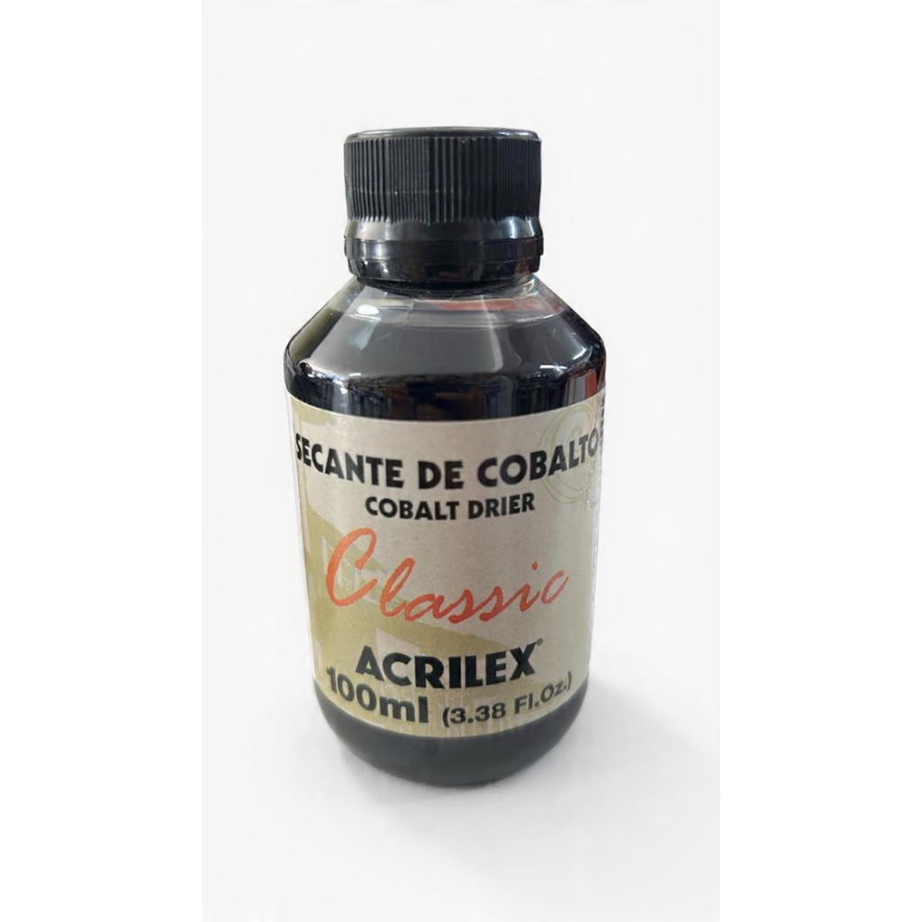 Secante de Cobalto Acrilex 100ml – Secagem Rápida para Tinta a Óleo