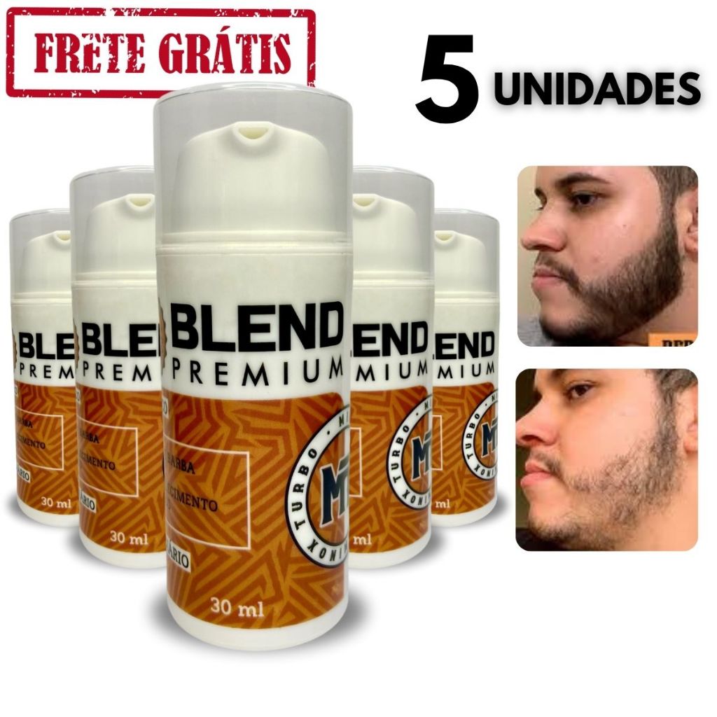 Blend Premium Cresce Preenche Falhas Barba Original Envio Imediato