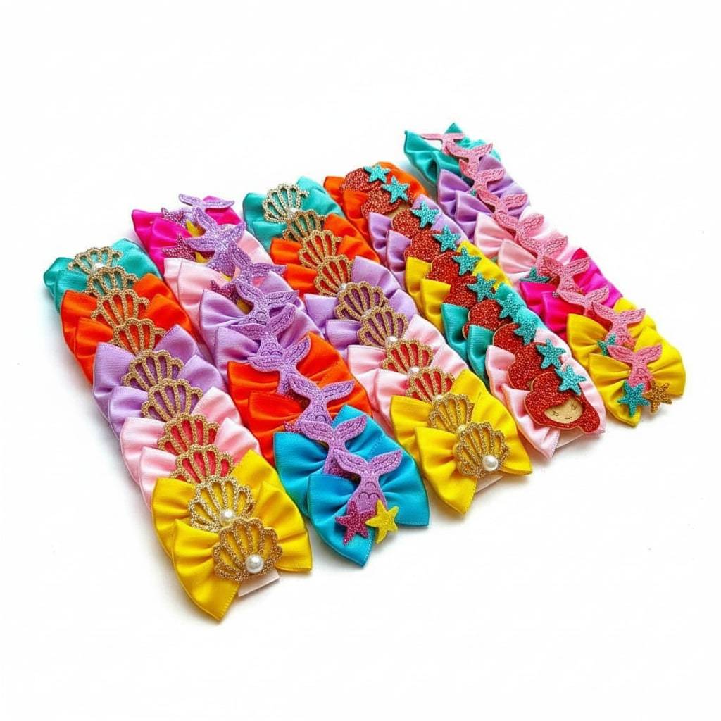 Kit 50 Laços Pet Sortidos Cetim Eva Lacinhos Banho Tosa Petshop