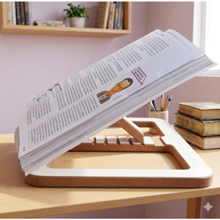 Suporte Apoio Ergonômico para Leitura de Apostilas Livros + Suporte Para Celular Tablet Kindle em Oferta na Shopee