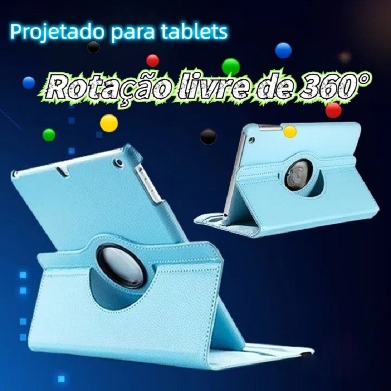 Capa Compatível com Giratória 360° para Samsung Tablet  A9 Plus 11 polegadas Antichoque e Suporte Ajustável em Oferta na Shopee
