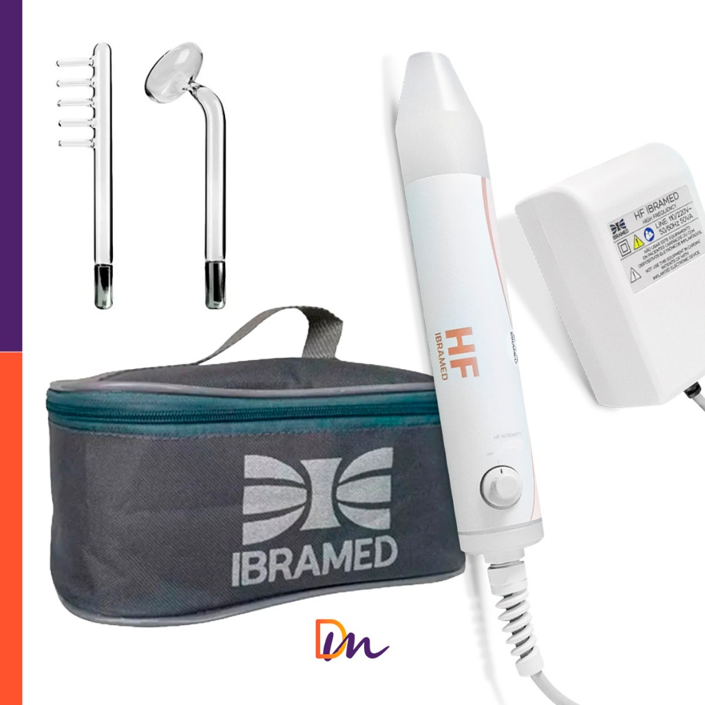 Novo HF Equipamento De Alta Frequência Portátil - Ibramed Estética Facil e Corporal Bivolt em Oferta na Shopee