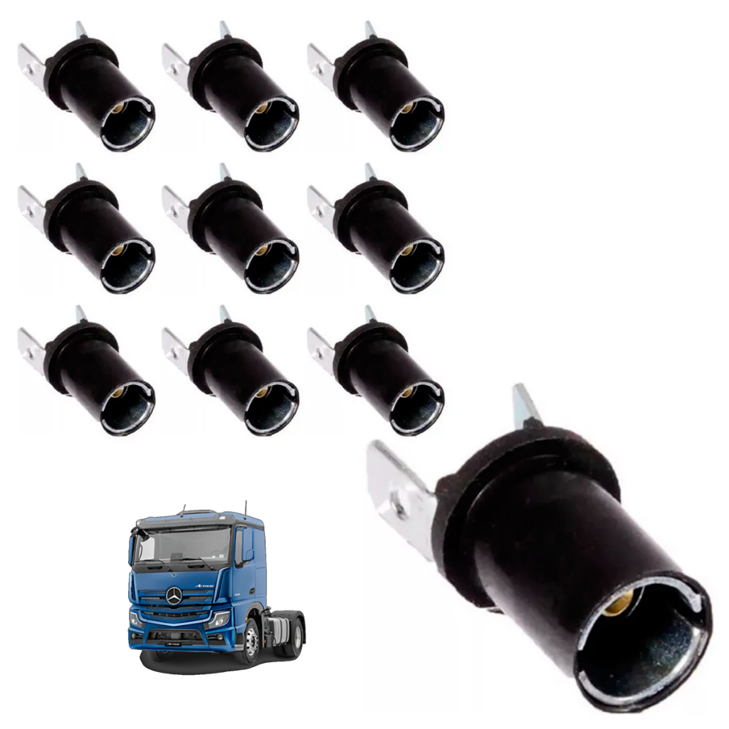 Kit 10 Soquete Painel T4w 69 Universal P/ Lanterna Automotiva