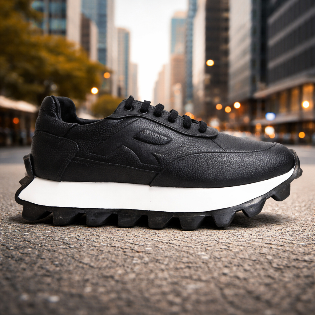 Tênis Masculino Casual Sapatênis Confortável Tratorado em Couro Legítimo Lançamento em Oferta na Shopee