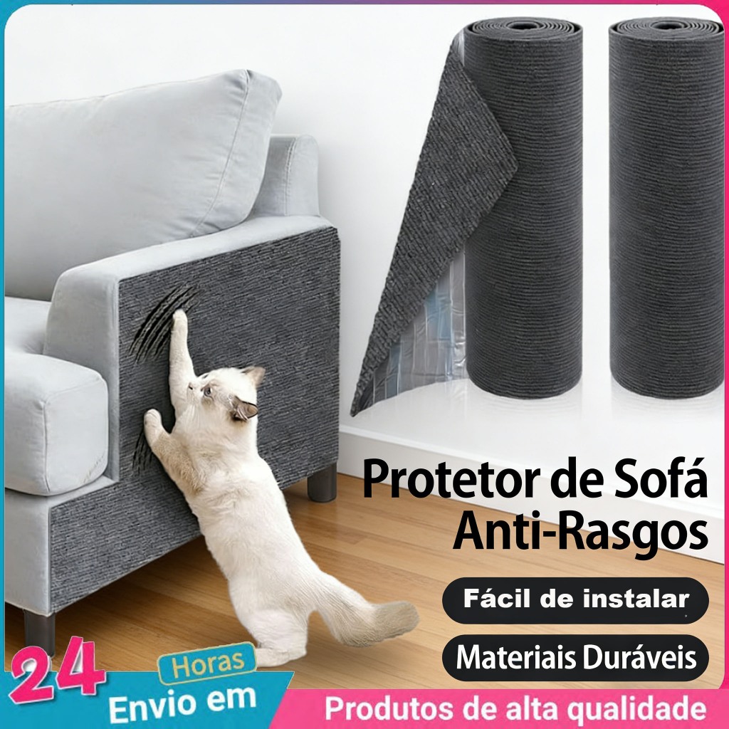 Arranhador Adesivo Premium para Gatos Protetor de Sofá Cama e Móveis em Oferta na Shopee