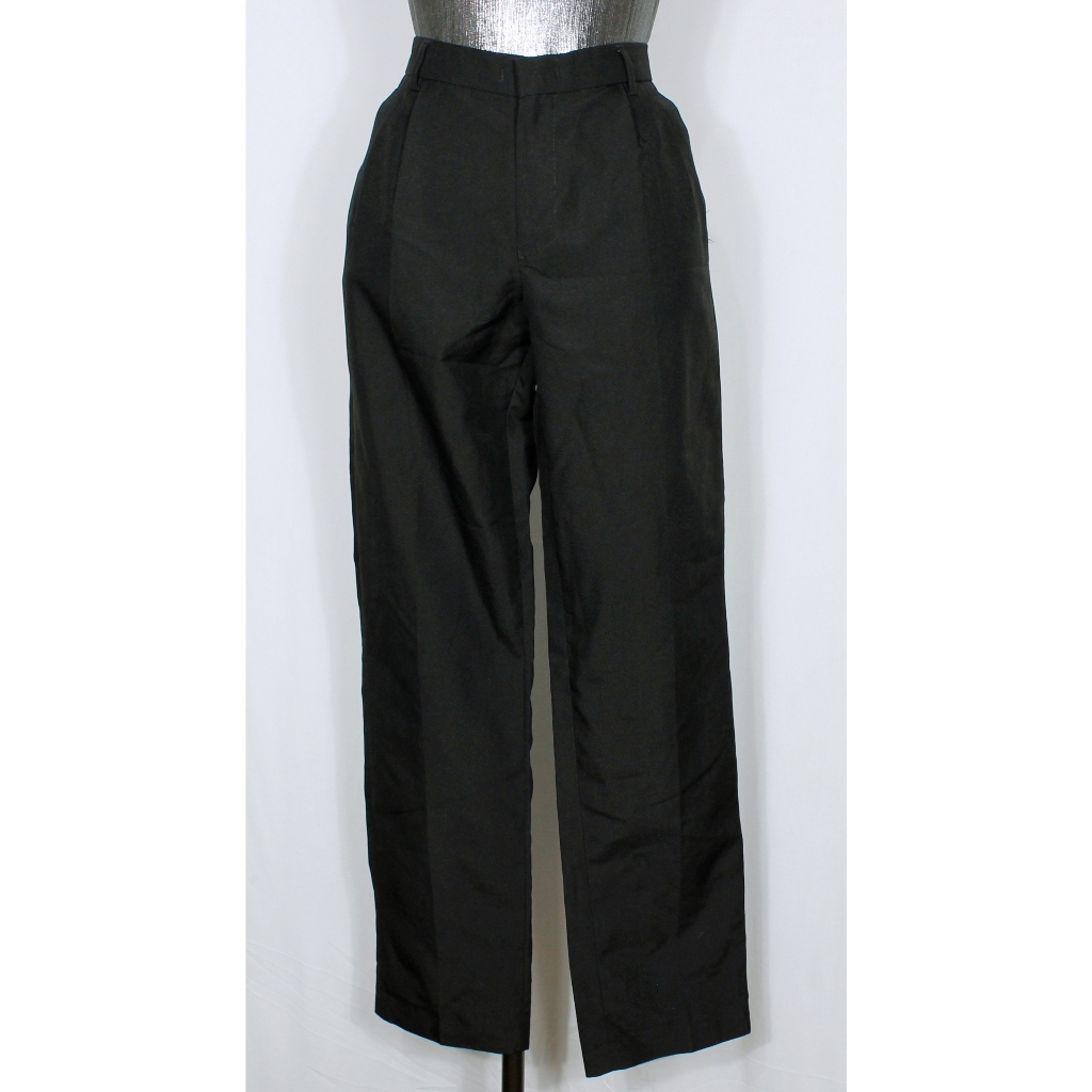 Calça social alfaiataria masculina preta com pregas - Veste 40 - Ref. 5603 (brechó)