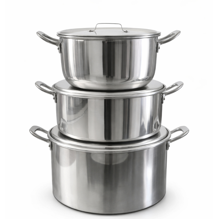 Imagem Jogo de Panela Feijoada Caldo de Alumínio 3  Peças