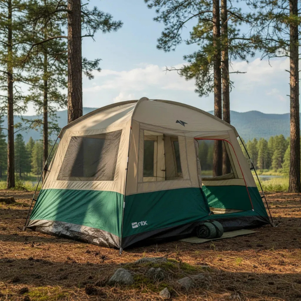Barraca Camping Acampamento 8/9 Pessoas Tent Hut Nautika Coluna D' Água 800mm em Oferta na Shopee