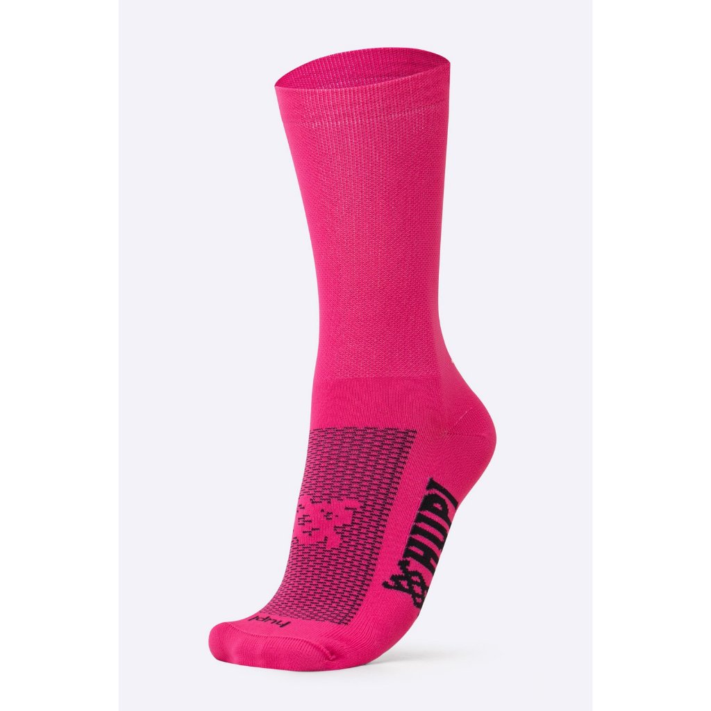 Meia HUPI Lisa Rosa Magenta