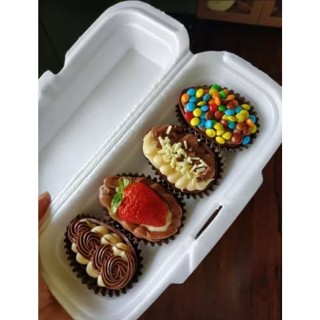 Embalagem descartável de isopor térmica  pra Hot Dog Doces Churros Geladinho  CH004 C/50 unidades em Oferta na Shopee