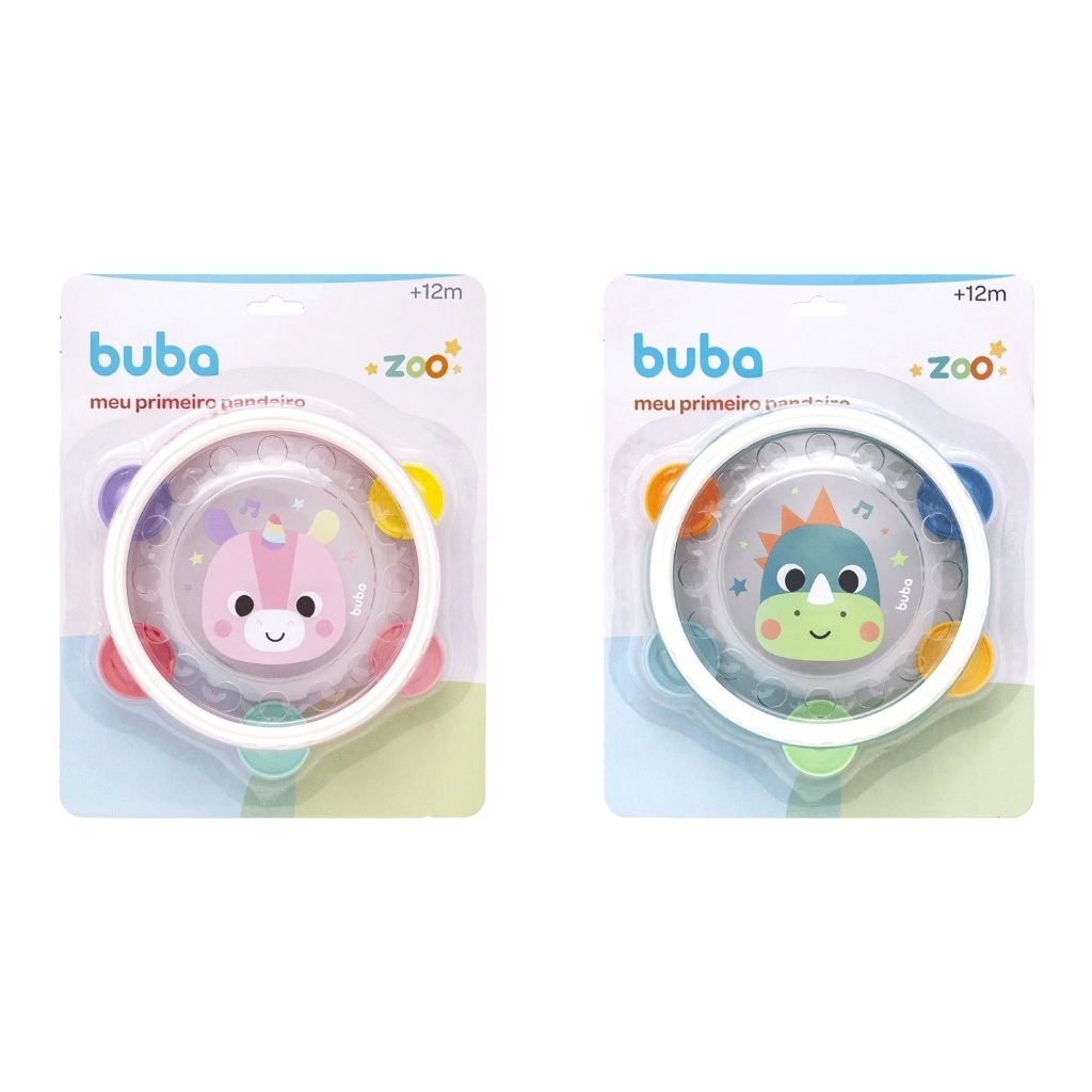 Pandeiro Buba Lançamento Brinquedo Musical Bebe