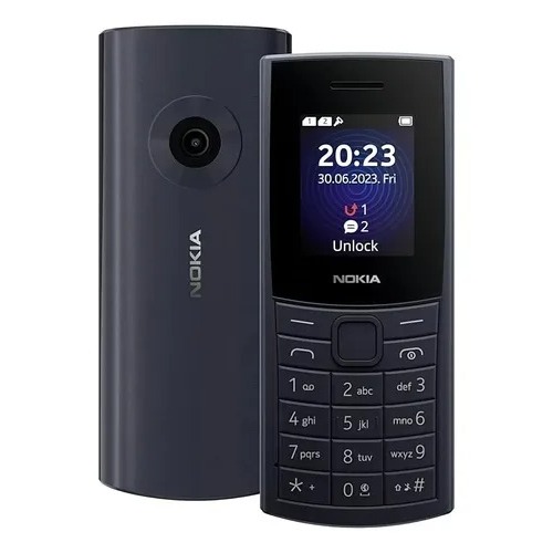 Celular Para Idosos Nokia 110 4G 128MB Preto 48MB Ram