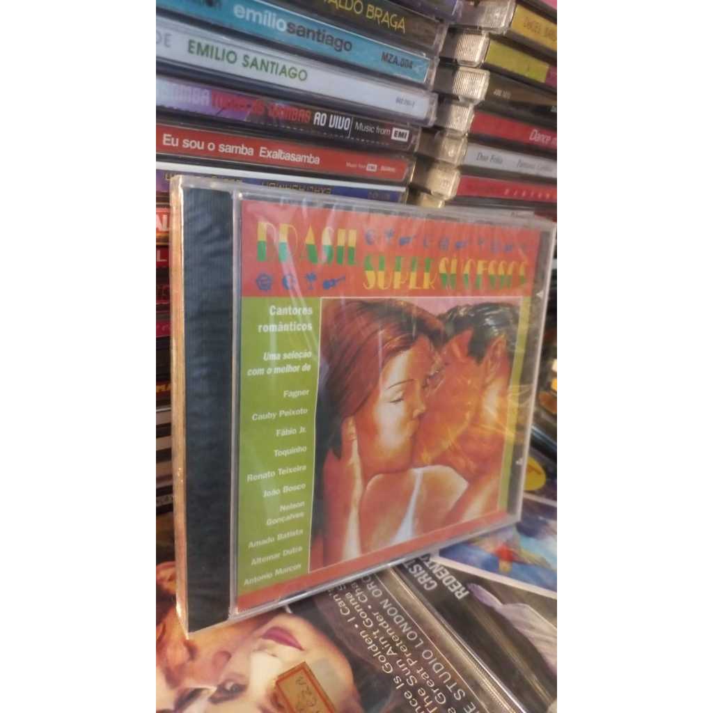Cd (Lacrado) Brasil Super sucessos BMG  Romanticos amado batista fabio junior toquinho fagner renato teixeira  gal costa