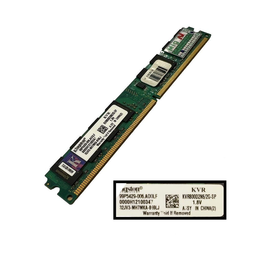 MEMÓRIA DDR3 2GB OU DDR2  2GB KINGSTON USADA