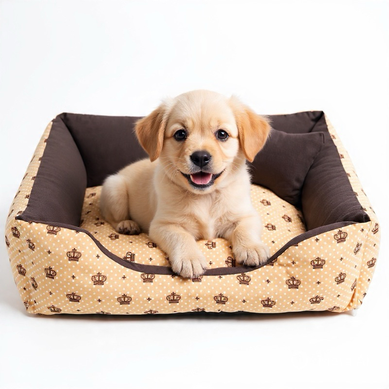 caminha para cachorro e gatos resistente fundo impermeável enchimento de silicone