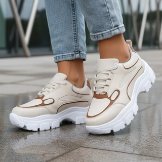 Tênis Tratorado Plataforma Feminino Sneaker Qualidade Conforto Estilo em Oferta na Shopee