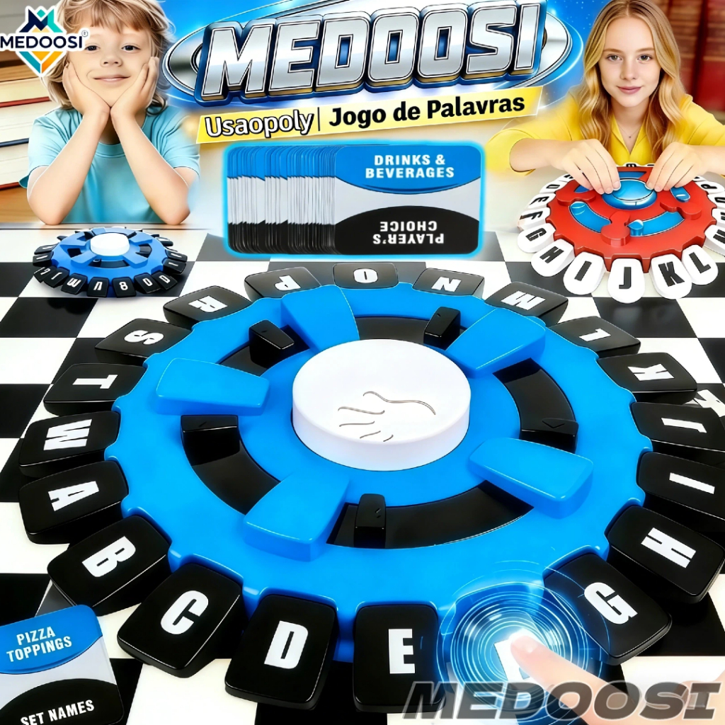 [Versão portuguesa] Usaopoly Medoosi Jogo Tabuleiro De Palavras de Palavras -Quick Interativo Brinquedo Para Pais Filhos em Oferta na Shopee