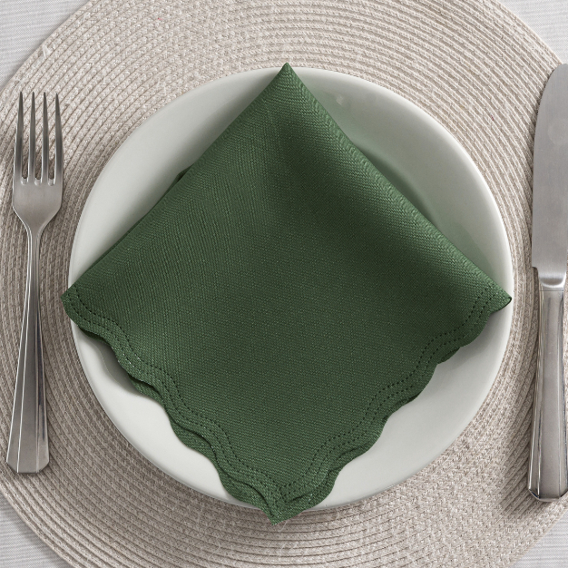 Guardanapo de Tecido Oxford Kit 6 Unidades 33cm Corte a Laser e Cores Variadas Mesa Posta