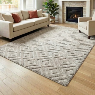 Tapete Sala Sem Pelo Geométrico Pelo Baixo 2,00x1,50 Fácil de Limpar em Oferta na Shopee