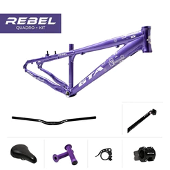 Quadro Aro 26 GTA Rebel Freeride com Kit Acessórios