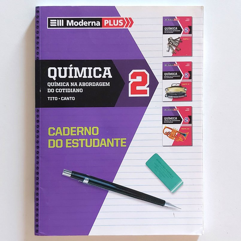 Livro Química 2 Abordagem Do Cotidiano Caderno Estudante 5ª Ed. 2009 Tito e Canto