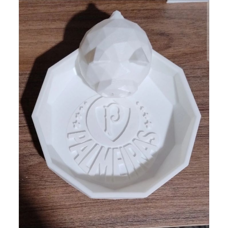 Porta Objetos Palmeiras 3D Porta Treco Organizador Decorativo Presente Torcedor