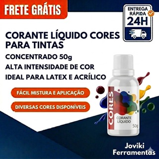 Corante Líquido Para Tinta Cores Chemicolor 50g em Oferta na Shopee