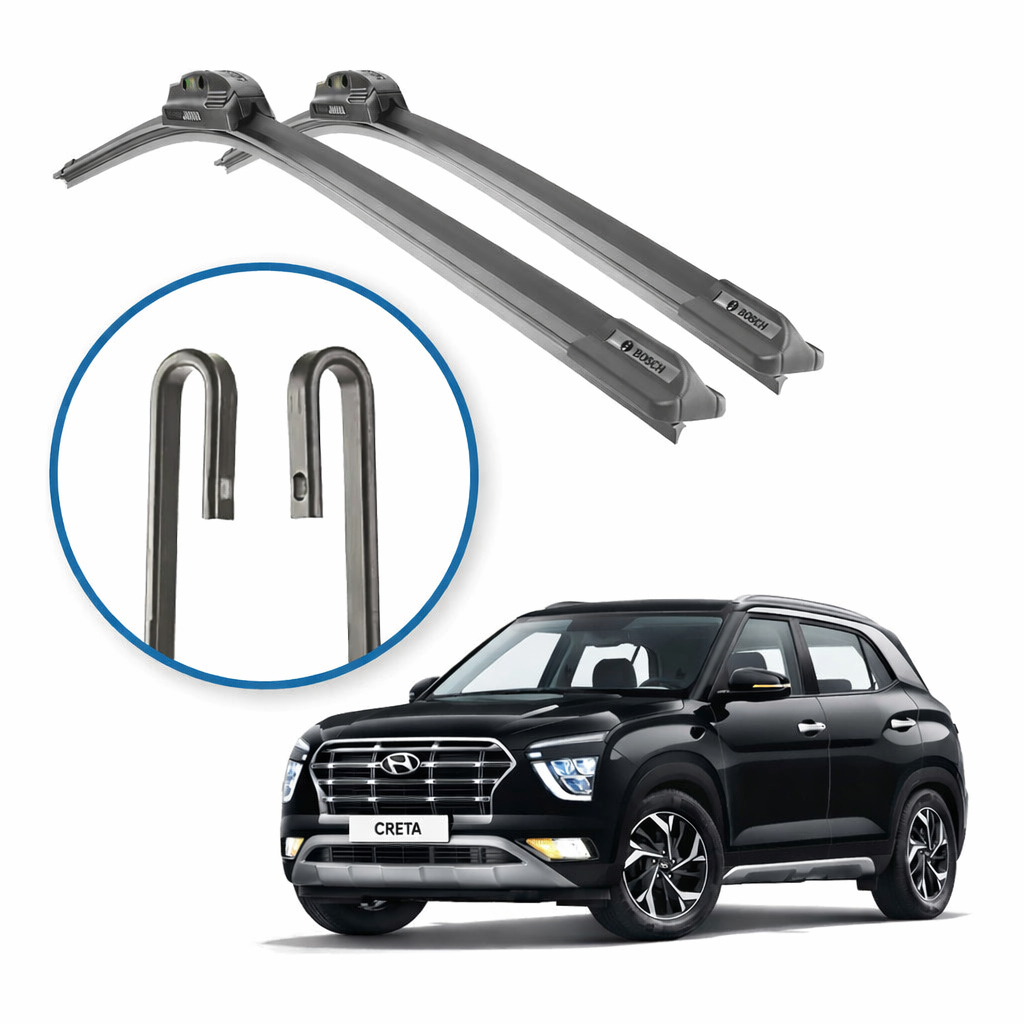 Palheta Limpador de Para-brisa Hyundai Creta 2019 2020 2021 2022 – Encaixe Perfeito, Alta Durabilidade