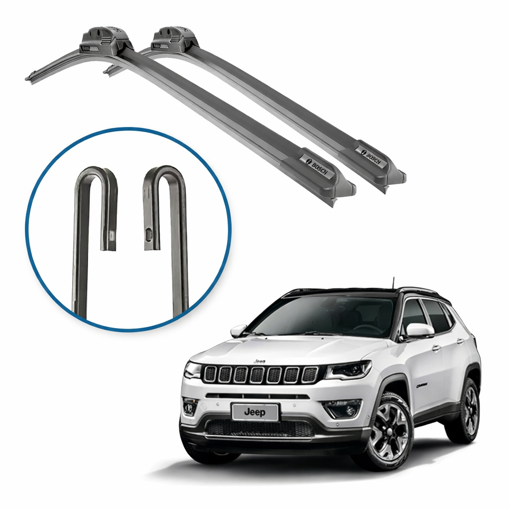 Palheta Limpador de Para-brisa Original Jeep Compass 2017 a 2024 – Alta Performance e Encaixe Perfeito
