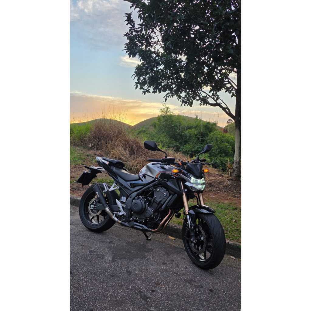 Ponteira Esportiva Cb500 Cb 500 Intetada Honda Inox Escapamento EVO HP