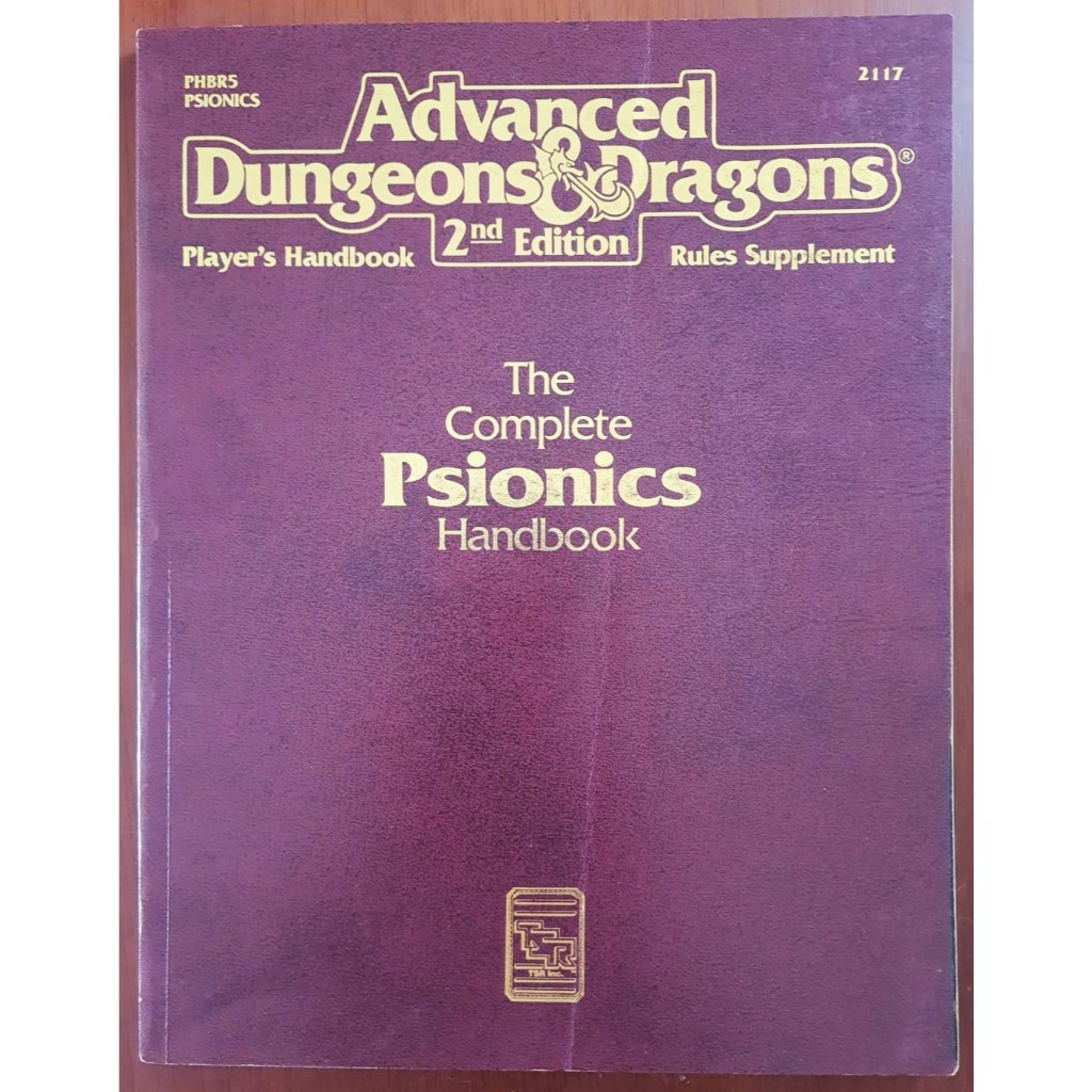 The Complete Psionics Handbook - Advanced Dungeons and Dragons/rpg/dnd
