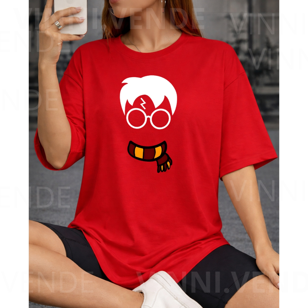 Camisa Harry Potter Universo Feminina Camiseta T-Shirt Blusa Básica 100% Algodão